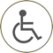 Accessible for disabled persons