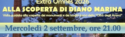 Extra Omnes 2026_Alla scoperta di Diano Marina