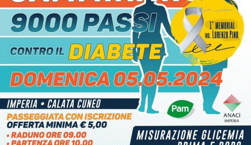 9000 passi contro il diabete