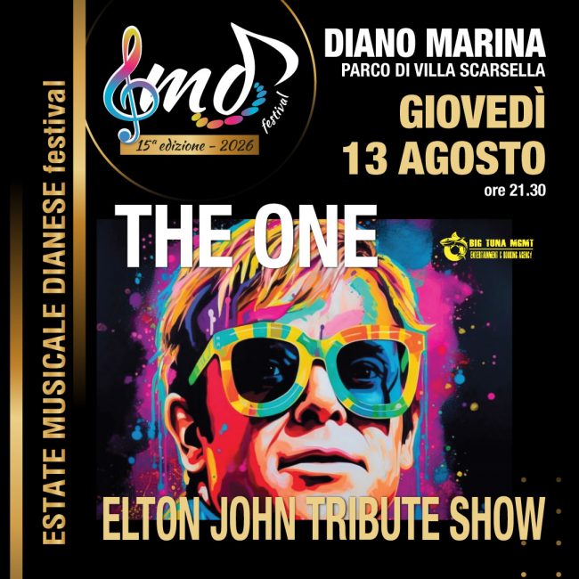 Estate Musicale Dianese_Tributo a Elton John Estate Musicale Dianese_Tributo a Elton John