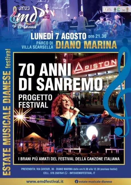 Estate Musicale Dianese 2023_The Best of Sanremo