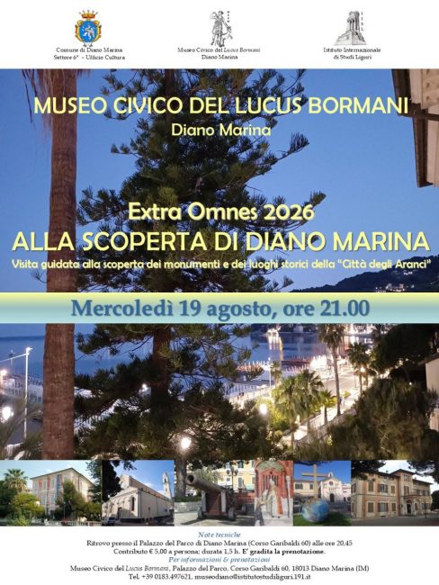 Extra Omnes 2026_Alla scoperta di Diano Marina