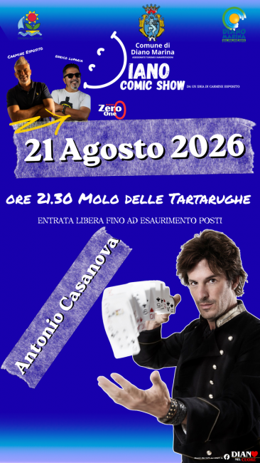 Diano Comic Show_Antonio Casanova_21 agosto 2026