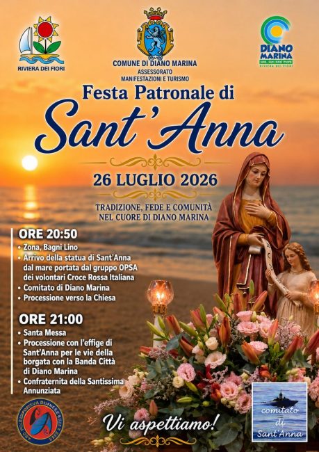 Festa di Sant'Anna Diano Marina_26 luglio 2026 Festa di Sant'Anna Diano Marina_26 luglio 2026