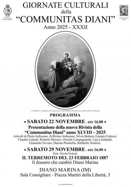 Giornate Culturali della Communitas Diani 2025