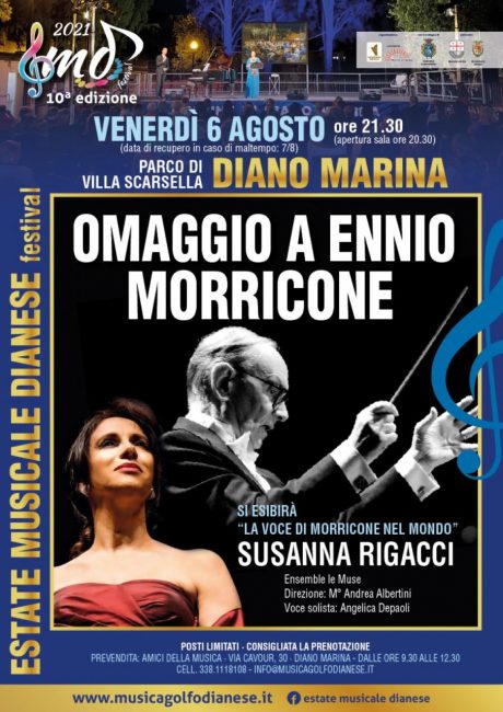 Estate Musicale Dianese_10^ edizione 2021_Omaggio Ennio Morricone