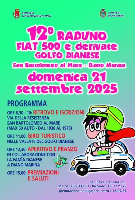 Raduno Fiat 500 e derivate_21 settembre 2025 Raduno Fiat 500 e derivate_21 settembre 2025