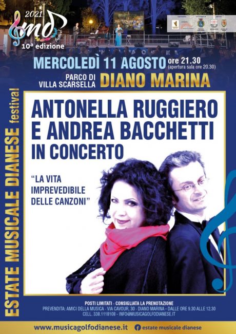 Estate Musicale Dianese_10^ edizione 2021_Antonella Ruggiero