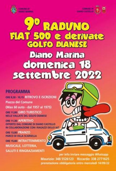 Raduno Fiat 500 e derivate Golfo Dianese_18 settembre 2022
