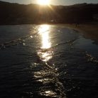 Golfo Dianese al tramonto in febbraio (Ph. Giuliano Tavernelli)