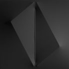 Agostino Bonalumi - Nero (2011) - Tela estroflessa e tempera vinilica - cm 80x80