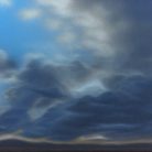  Edoardo Cialfi - Il compiersi, 2025 - Aerosol su tela - 100x80 cm