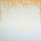 Gianfranco Zappettini - La trama e l'ordito n.34 (2007) - Resina wallnet e acrilico su tela - cm 80x80