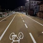 Pista Ciclopedonale Riviera dei Fiori_notturna